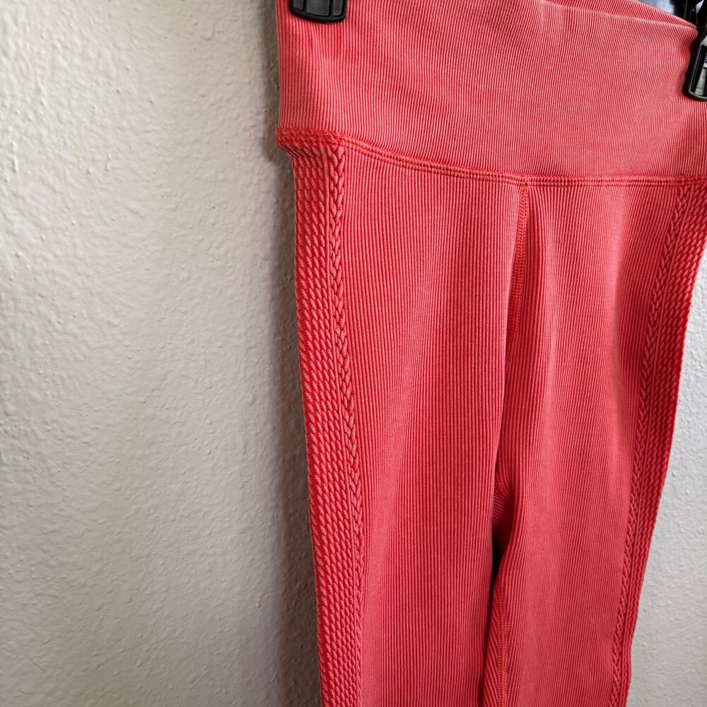 Offline by Aerie Orange Compression Workout Leggings No Pockets Women's Size XS - Picture 2 of 7